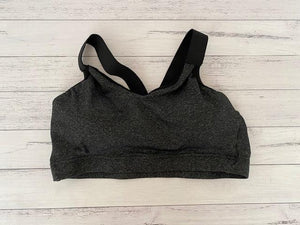 RARR Designs V Neck Sports Bra - Grey - RARR Designs - PoleGearNZ
