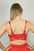 RARR Designs Crystal Strappy Bra - Garnet