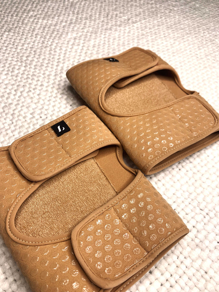 Lunalae Grip Knee Pads - Velcro - Beige