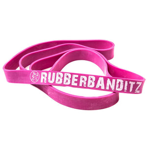 Rubberbanditz 41" Robust (1 1/8") Resistance Band- Neon PInk - Rubberbanditz - PoleGearNZ