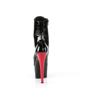 PLEASER ADORE-1020 BLK PAT/BLK-RED