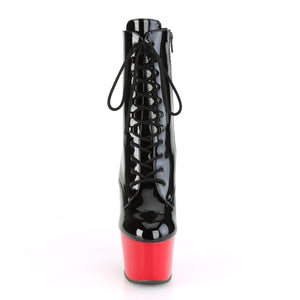 PLEASER ADORE-1020 BLK PAT/RED