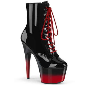 PLEASER ADORE-1020BR-H BLK PAT/BLK-RED