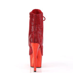 PLEASER ADORE-1020CHRS RED RS/RED CHROME