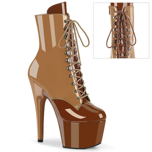 PLEASER ADORE-1020DC TOFFEE-CARAMEL PAT/M