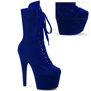 PLEASER ADORE-1045VEL NAVY BLUE VELVET/NAVY BLUE VELVET