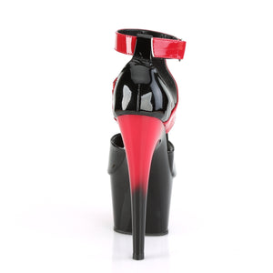 PLEASER ADORE-700-16 BLK-RED PAT/RED-BLK