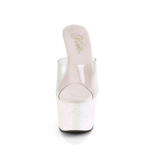 PLEASER ADORE-701LG CLR/OPAL MULTI GLITTER