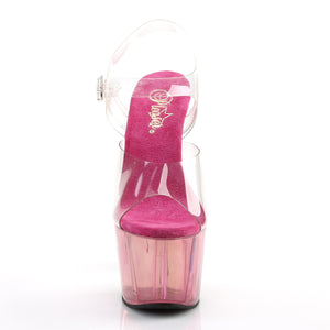 PLEASER ADORE-708MCT CLR/PINK TINTED