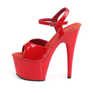 PLEASER ADORE-709 RED/RED