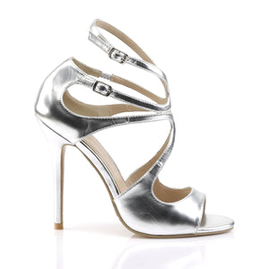 PLEASER AMUSE-15 SLV MET PU