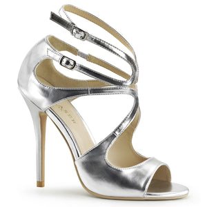 PLEASER AMUSE-15 SLV MET PU