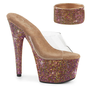 PLEASER BEJEWELED-712RS CLR/BRONZE MULTI RS