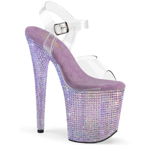 PLEASER BEJEWELED-808RRS CLR/LAVENDER RS