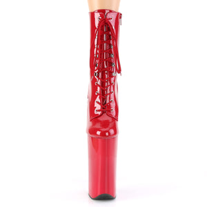 PLEASER BEYOND-1020 RED PAT/RED