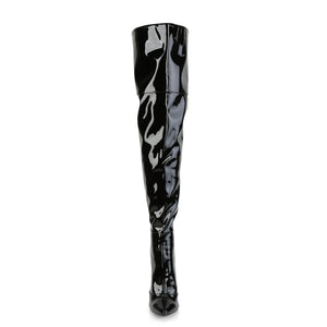 PLEASER COURTLY-3012 BLK PATENT
