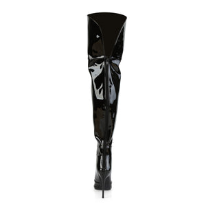 PLEASER COURTLY-3012 BLK PATENT