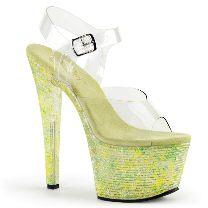 PLEASER CRYSTALIZE-308TL CLR/LIME CRYSTAL