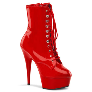PLEASER DELIGHT-1020 RED PAT/RED