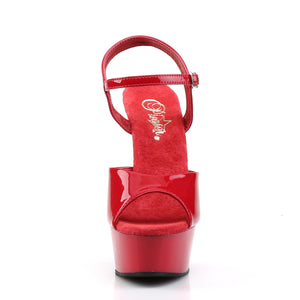 PLEASER DELIGHT-609 RED PAT/RED