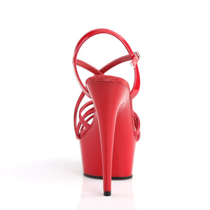 PLEASER DELIGHT-613 RED PAT/RED