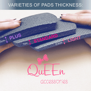 Queen Wear Knee Pads - Replacement Pads - Queen Wear - PoleGearNZ
