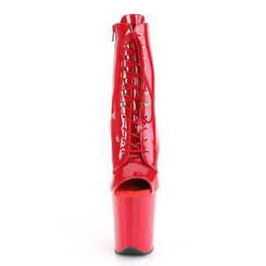 PLEASER FLAMINGO-1021 RED PAT/RED