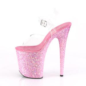 PLEASER FLAMINGO-808CF CLR/PINK CONFETTI