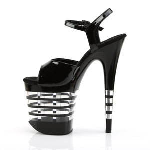 PLEASER FLAMINGO-809LN BLK PAT/BLK