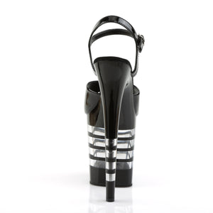 PLEASER FLAMINGO-809LN BLK PAT/BLK