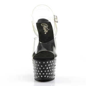 PLEASER STARDUST-708 CLR/BLK